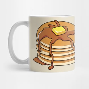 Pancake cartoon illustration Mug